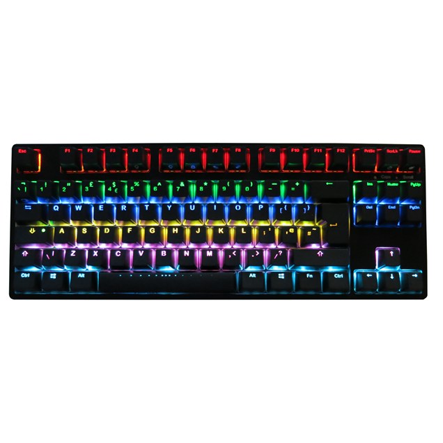 iKBC F87 TKL RGB Mechanical Keyboard with Cherry MX Brown switches (UK Layout)